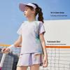 ASK JUNIOR Girls' Lightweight Quick-Dry Summer Sports Set