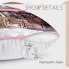 1pcs Landmark Buldings  Paris Pillowcase Square Bedroom Cushion Covers Zipper Living Soft Home Comfortable Decor 45x45cm