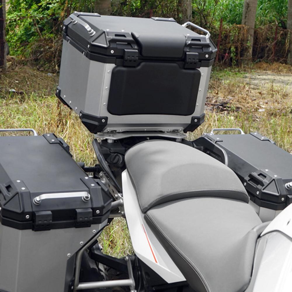 Sponge PU Leather Top Case Backrest Cushion, Trunk Passenger Back Pad, Motorcycle Tail Box Butt Pad, Upgrade Replacement Part