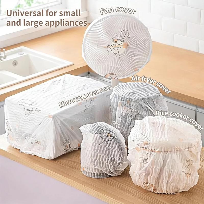 10-40CS Suitcase Dust Cover Universal Full Coverage Non Woven Disposable Travel Luggage Storage Protector Rainproof Case