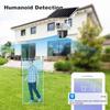 V380Pro 8MP 4K Solar Battery Powered WiFi Camera Outdoor Auto Tracking Human Detection Solar Energy Surveillance Wireless Camera