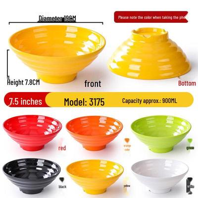 Commercial 7.5-inch Melamine Soup Bowls, 2-Pack