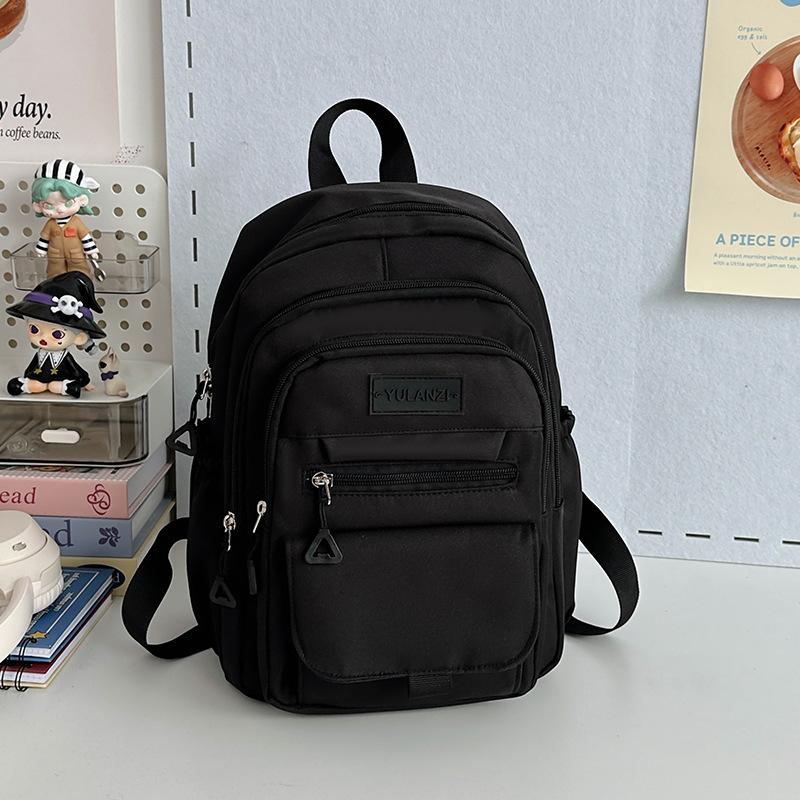 Schoolbag high-value junior high school large-capacity schoolbag female high school college student niche backpack simple versatile computer backpack