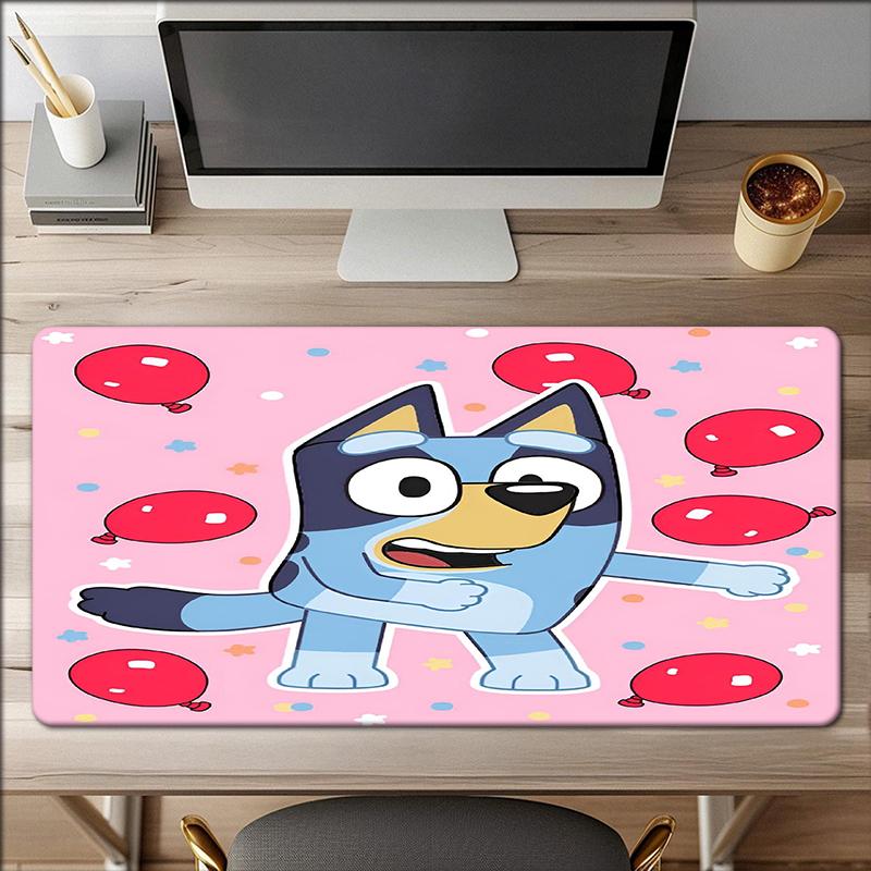 Bluey Theme Mouse Pad, Non Slip Rubber Base, Multifunctional Office & Home Decor, Perfect for Workspace Personalization.