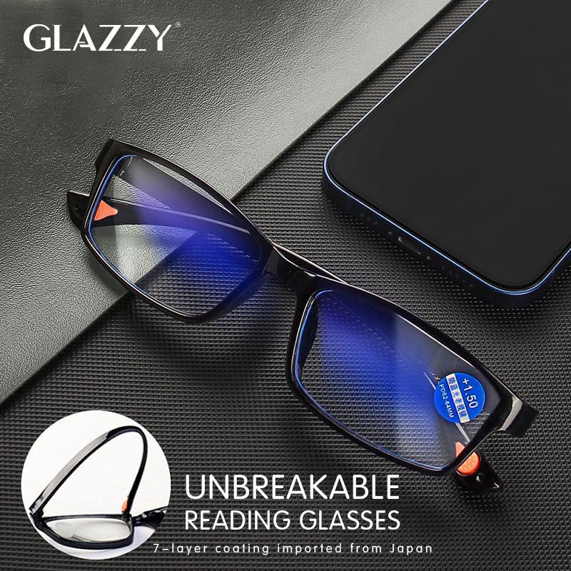 2PCS Reading Glasses +1.0~+4.0 Lightweight Anti-Blue Light Eyewear
