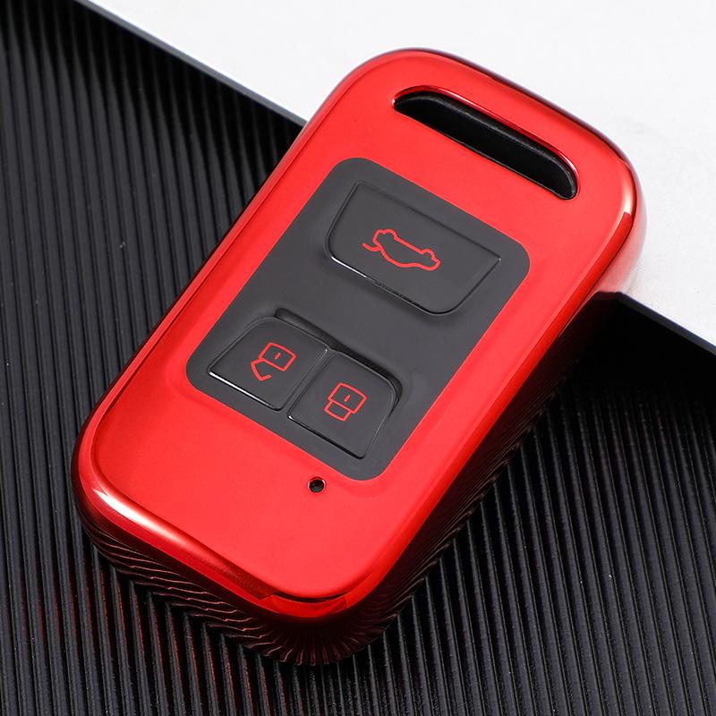 Compatible Key Case for Chery Arrizo 5, GX Tiggo 8/7/5X (2020 Model) - Includes Car Key Bag & Buckle