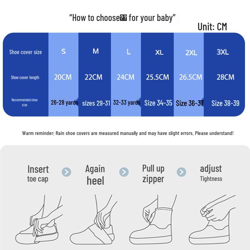 Upgraded Anime Kids' Non-Slip Mid-Calf Rain Shoe Covers: Rainproof, Sandproof, Stainproof for Rainy Days