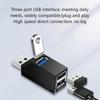 High Speed Usb 3.0 Hub Adapter Extender Mini Splitter Box 3 Port Data Transfer Usb Splitter Docking Station For Pc Laptop Parts
