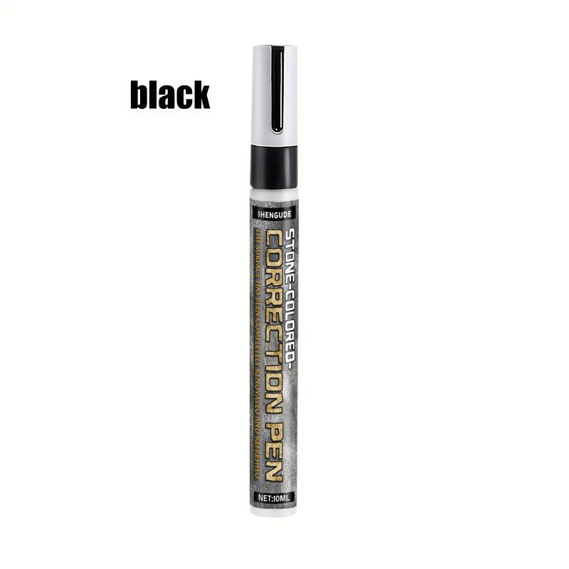 Golden Tombstone Marker Pen | Restores Faded Text On Tombstones and Granite Surfaces, Weather-Resistant, Quick-Drying Oil-Based Fine Tip Pen for Ce