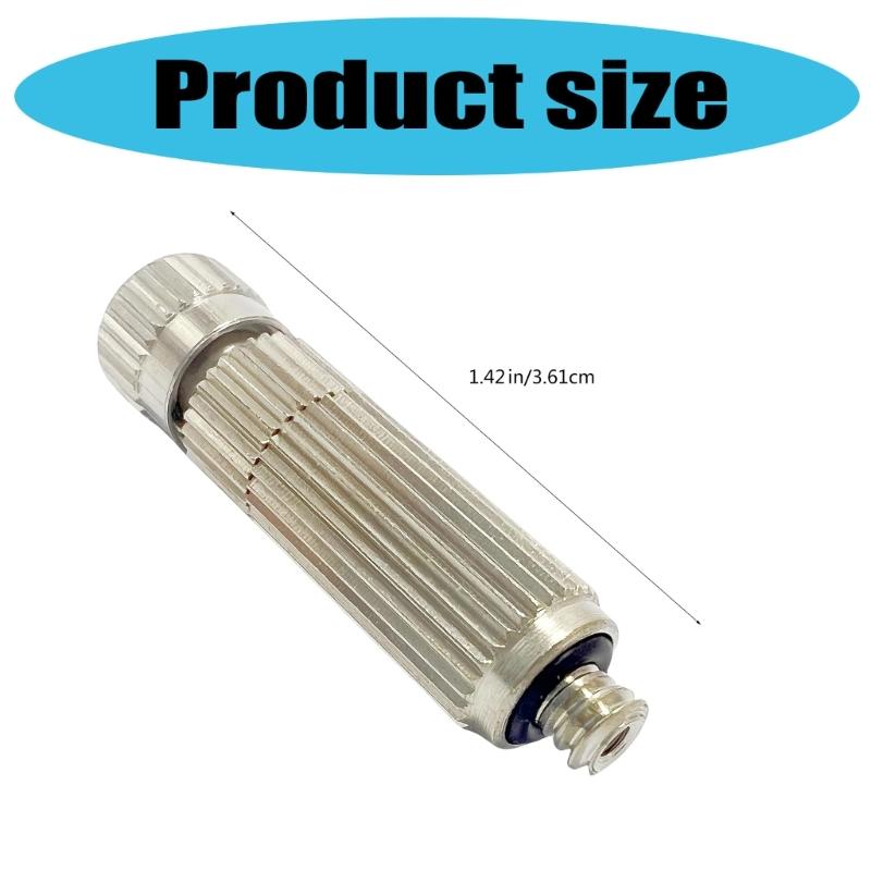10PCS Fog Nozzle 0.4mm Ceramic Filtered Hole For Cooling Systems Outdoor Watering