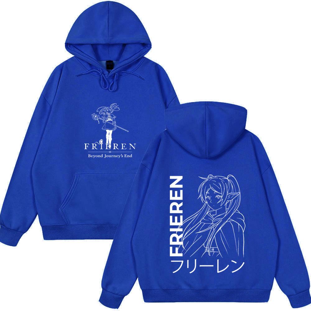 Anime Frieren: Beyond Journey's End Hoodies  Women Clothing Fashion Harajuku Tops Couple Style Wears Winter Fleeece Clothes