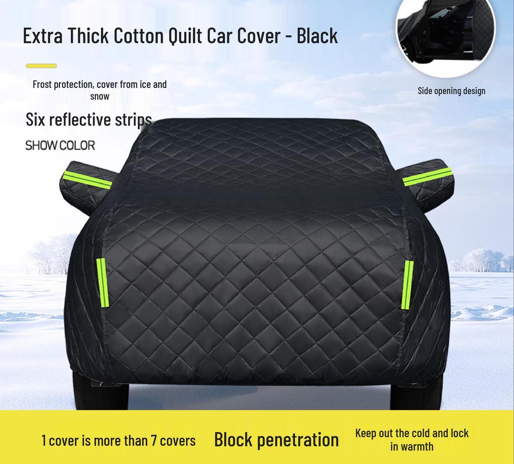 Thickened Aluminum Foil All-Season Hail-Protection Waterproof Car Cover