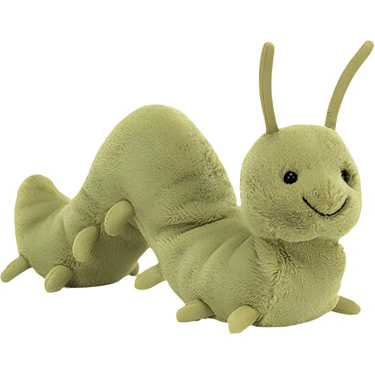 

JELLYCAT серия насекомых животное ползущая гусеница милая кукла плюшевая кукла 20 см высотой