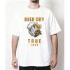 Gift For Beer Fan Modal Tshirt Beer Modal Tee Beer Day True Love Mug Heart Rose Print Unisex Comfort Daily Bar Casual TShirt