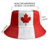 World Cup print Canada national flag bucket hat flag games cheer fisherman hat
