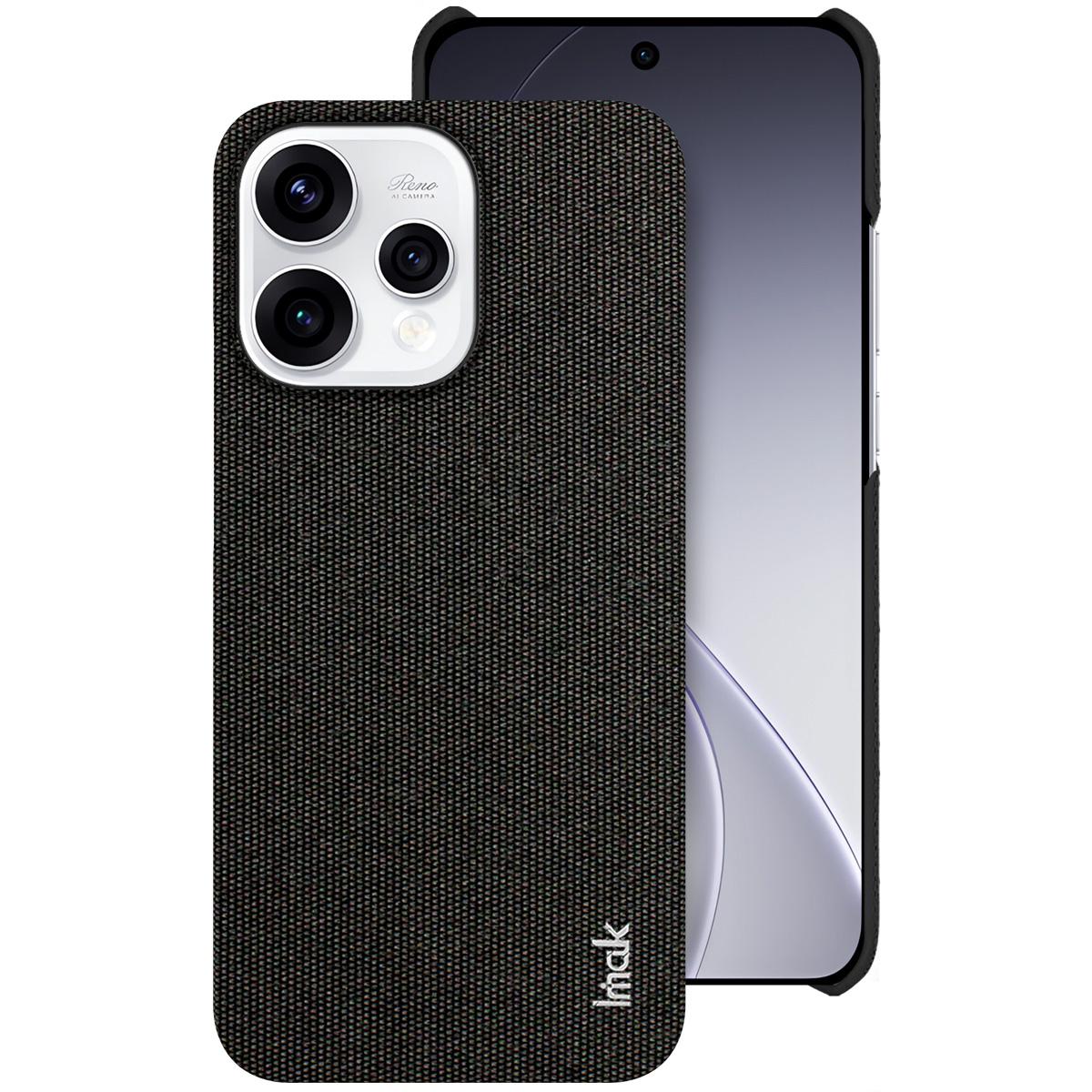 

Серия IMAK Ruiyi для Oppo Reno15 5G (Глобальный)/Reno15c 5G (Китай) Чехол Текстура ткани Кожа + Поликарбонат Задняя крышка телефона