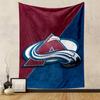 Red and Blue Avalanche Logo Design Patterned Tapestry Decorative Wall Hanging, Home Bedroom Living Room Decor