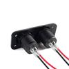 12V Dual USB Car Cigarette Lighter Socket Splitter 12V Charger Power Adapter Outlet Accessories New Arrive