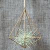 Bracket Hanging Geometric Shape Decoration Wall Flower Home Outdoor Plant Art Basket Rack Design Garden Holder