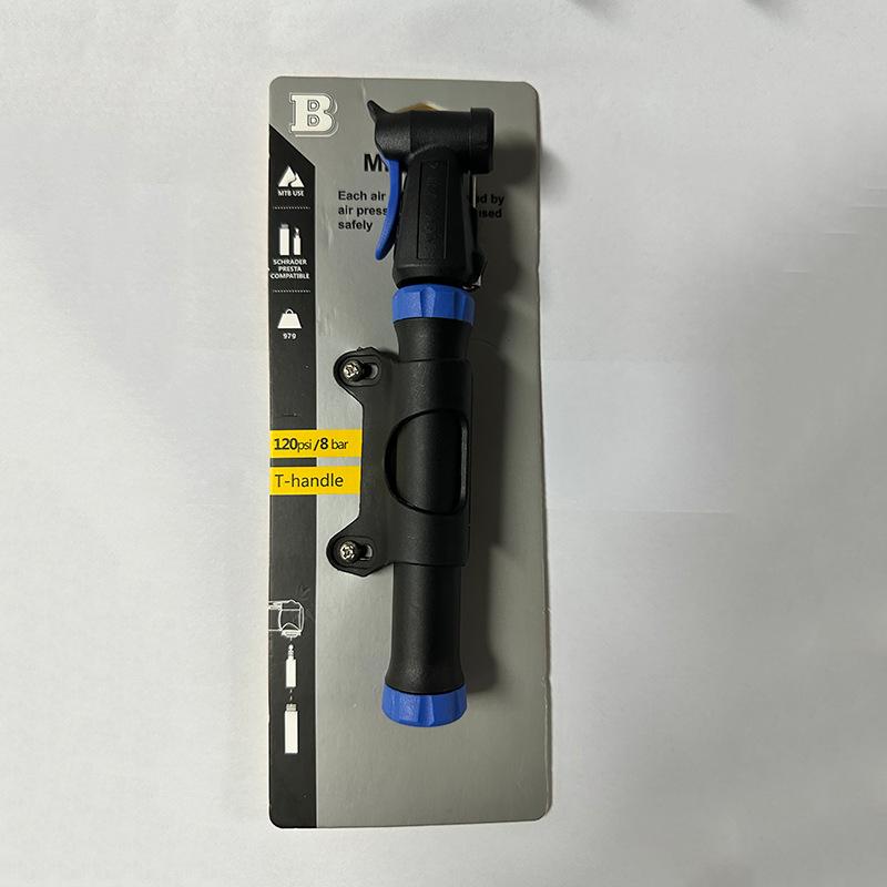 Mini Bicycle Pump High-pressure Portable Mini Mountain Bike Hand Air Pump Bicycle Tire Inflator Bicycle Accessories