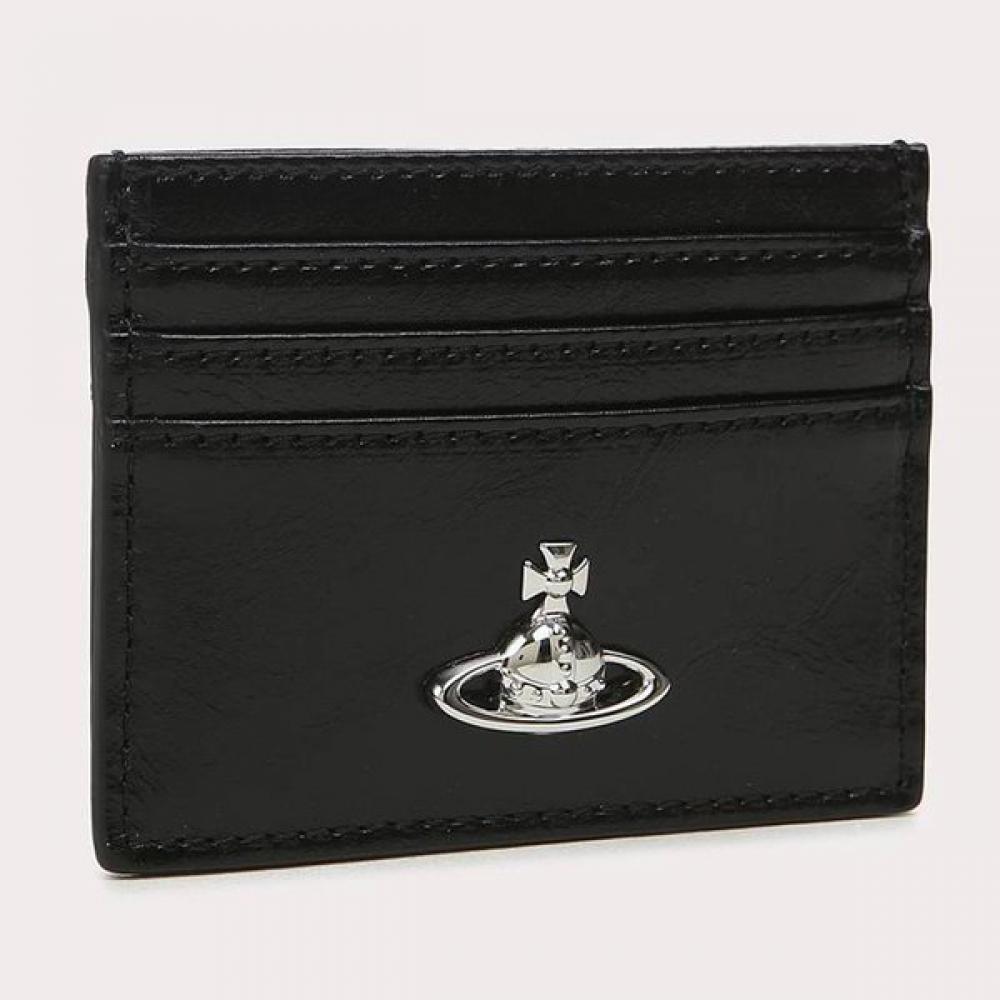 Vivienne WeStwood Women S Leather Flat Card Wallet 54030007w L00br