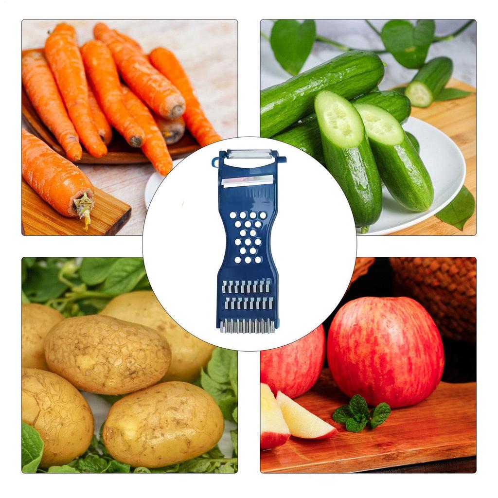 Potatoes Graters for Kitchen Multifunctiona Potato Grater Comfortable Grip Vegetable Chopper Non-Slip Kitchen Slicer for Garlic