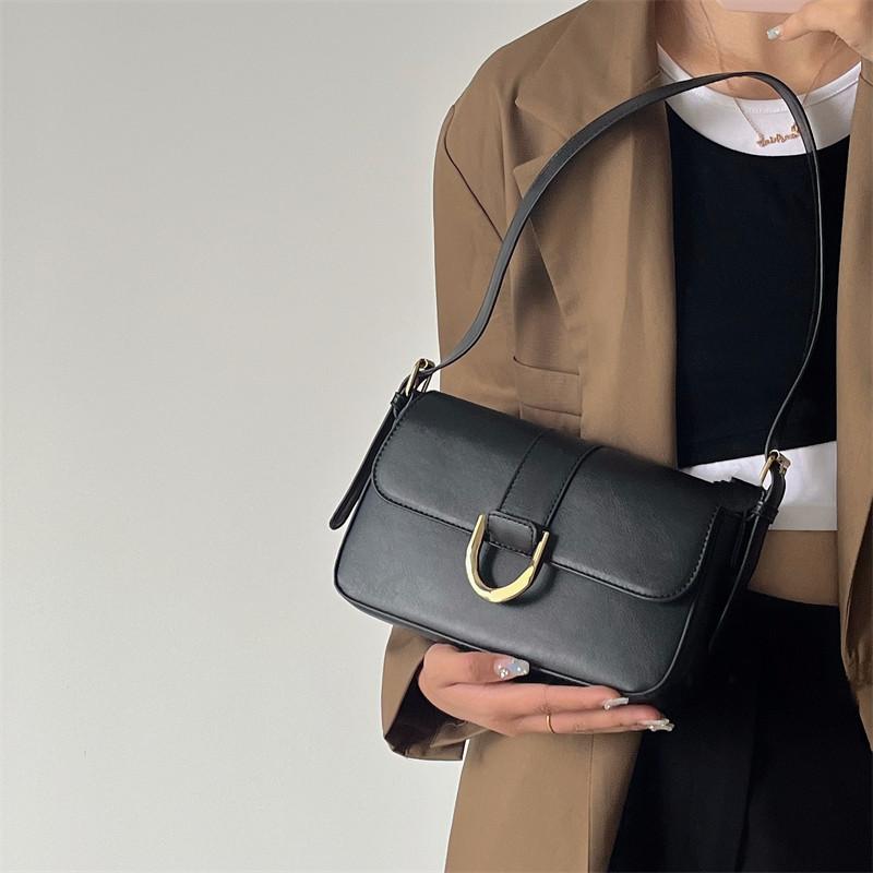 

Vintage Women Totes Small Shoulder Bag pu leather Lady handbag Brand design Fashion Axillary bags Bolsa ladies messenger bags 24x17x6cm
