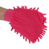 Car Wash Mitt Scratch Free Double Sided Chenille Pink Soft Washing Glove for Vehicle Cleaning