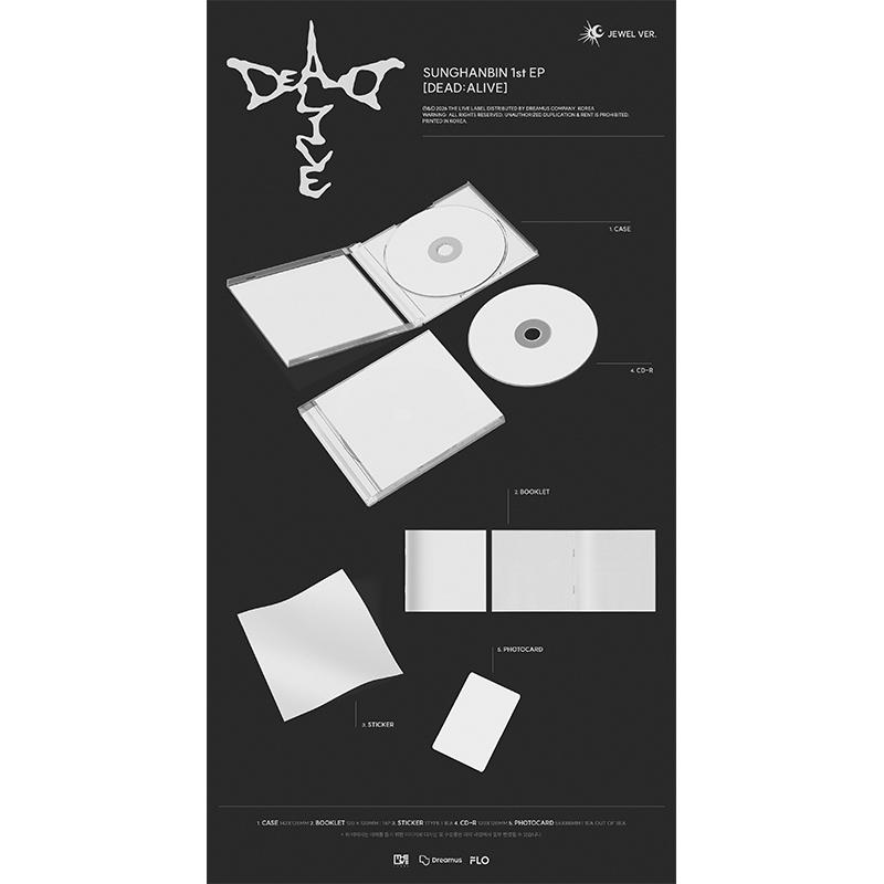 [Pre-order] SUNGHANBIN(ZB1) - 1st EP [DEAD ALIVE] Jewel Ver.