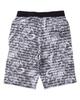 Brushed Flower Print Mini Fleece Shorts Unisex Surfing Casual Wear Half Pants Trousers Summer Clothes 262G1905 Black L [Gatcha] All-Over Men's