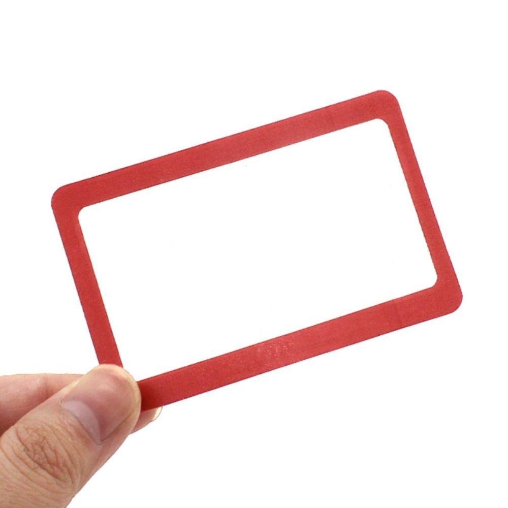 10PCS Slim Design Card-type Magnifier Card-Sized Reading Magnifier Reading Small Text