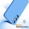 Coque de Protection - BOOLING - Samsung Galaxy A17 4G/5G - Silicone Liquide Slim Anti-Rayures - Bleu