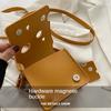 Triangle Mini Shoulder Bag Square Crossbody Bag Cute Cheese Shaped Bag  Travel