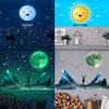 Astronaut Luminous Wall Stickers, Stars and Moon, Luminous Self-adhesive Wallpaper, Suitable for Children's Bedroom Decoration