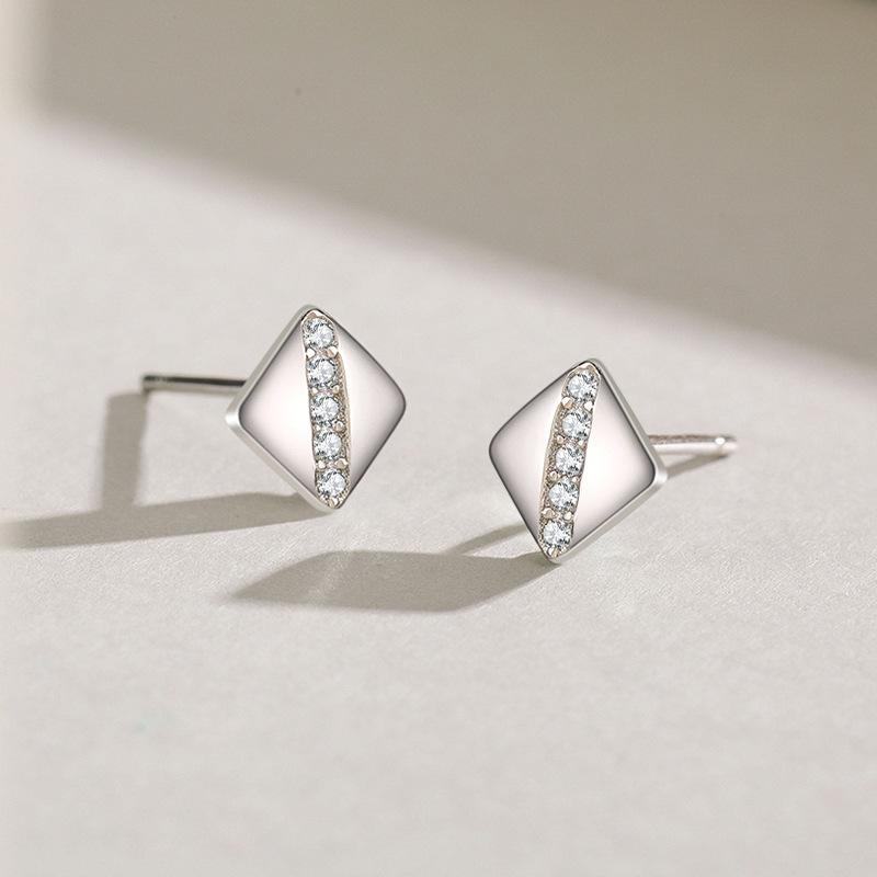 Tancise 925 Sterling Silver Zircon Earrings Drop Earrings For Women Wedding Party Gifts