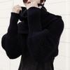 Autumn Winter Knitted Wool Scarf Korean Version Super Long Shawl With Sleeves Scarf For Men Women