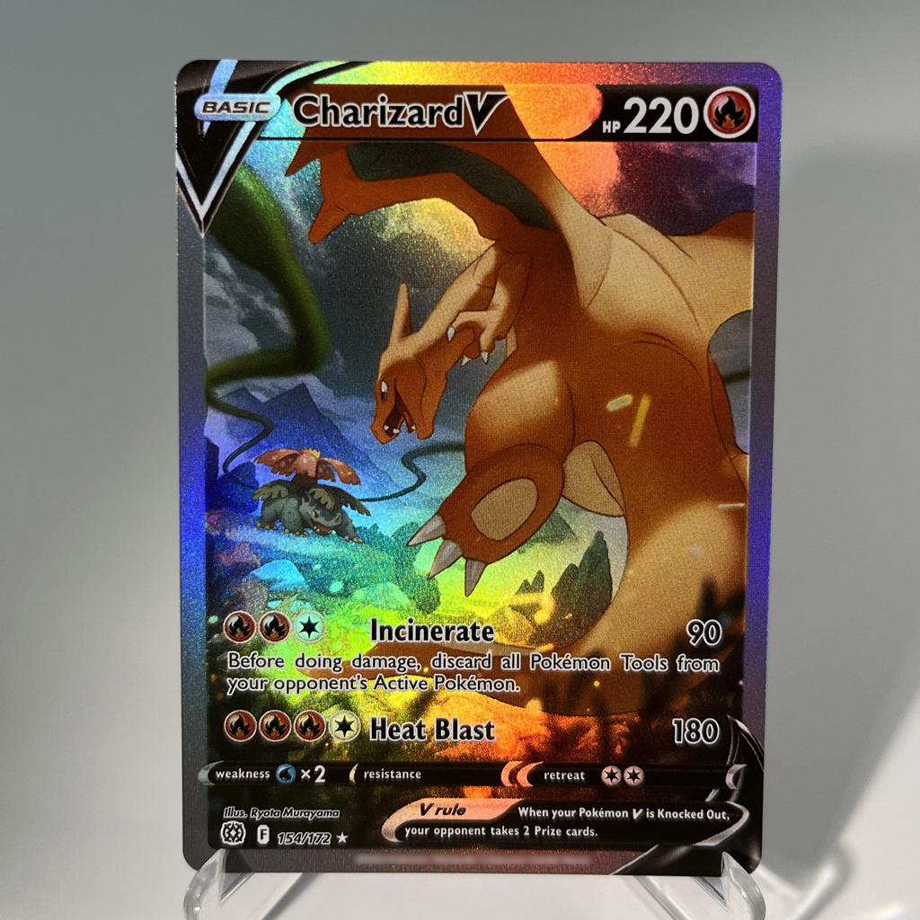 Pokmon Go Pkm Cards Ptcg6-E Gx Rainbow Mewtwo V Dragonite Vstar Rare Collection Battle Toys Gifts For Hobbies