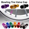 Bowling Type Car Wheel Tire Caps Aluminum Alloy Valve Caps Car-styling