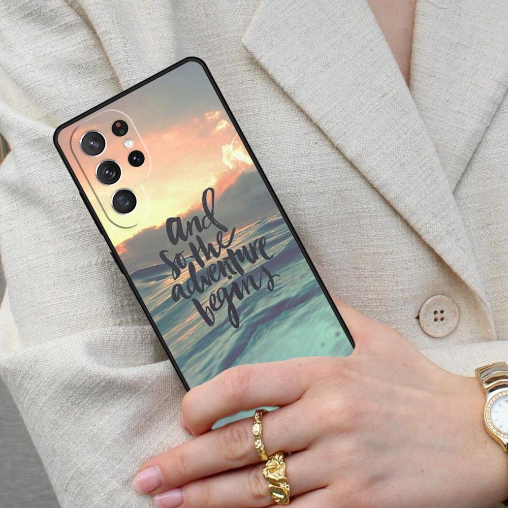 Travel inspiration Cell Phone Case for Samsung Galaxy S26 Ultra S25 S24 S23 S22 S21 S20 Note10 Cover