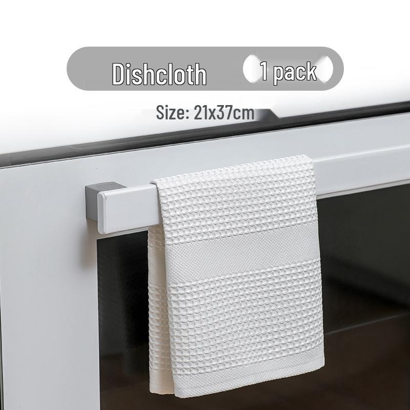 

Абсорбирующая салфетка из микрофибры и губка для мытья посуды - Вафельное плетение, Многофункциональная чистящая тряпка Overlocked Edges