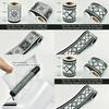 Durable Pvc Self-adhesive Wall Border Sticker Waterproof Vinyl Wallpaper Blackwhite 5/10m