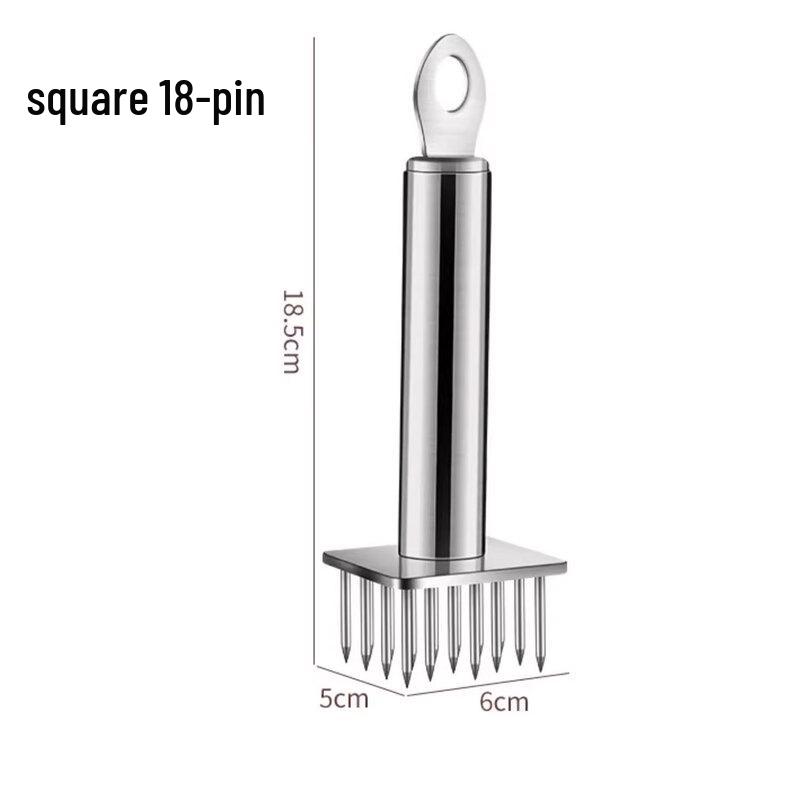 Stainless Steel Meat Tenderizer and Pork Skin Piercer