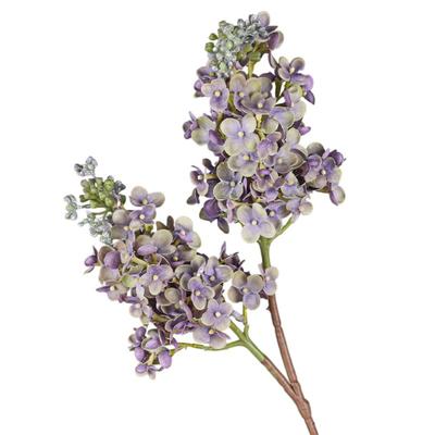 Real Touch Artificial Lilac Flower Luxury Elegant Silk Lilac Flower Branch Handmade Fake Flower Balcony Decoration