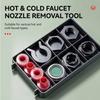 Split Storage Tray Plumbing Parts Box Multifunctional Faucet Repair Kit  Plumbing Seal Kit