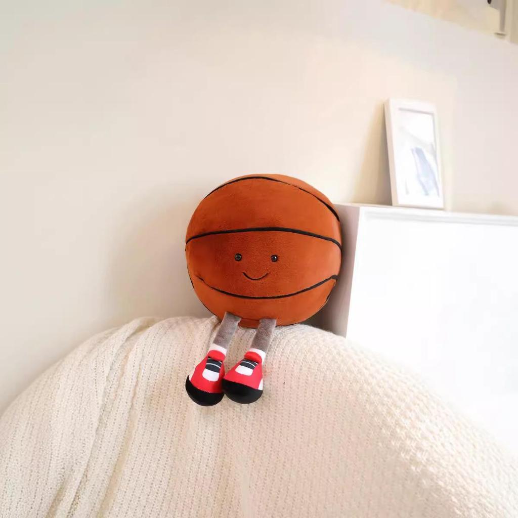 Jellycat Plüschtier mit Fußball- und Basketballmotiv – süßes Weihnachtsgeschenk, Internet-Promi-Puppe