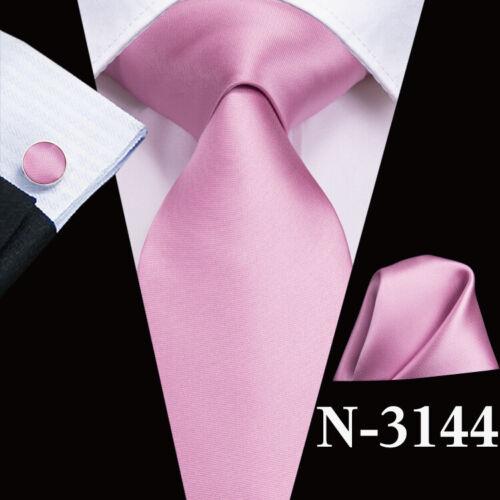 280 Styles Silk Mens Tie Pocket Square Hankerchief Cufflinks Wedding Set Prom