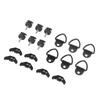6 Sets Hard Top Bolts with D Rings Steel Billet Aluminum Quick Removal Fastener Thumb Screw Nut Kit for Wrangler JK JLU