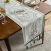 Moderný jednoduchý behúň Vianočný ženilkový behúň Obrus ​​pre domácnosť Polyesterový obrus Fresh Table Runner