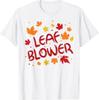 Very Spooktacular Fall Leaf Blower Sucking Leaf Blowers T-Shirt