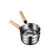 Mestolo per Zuppa Multiuso Manico in Legno Cucchiaio per Acqua Piccola Casseruola Paletta per Acqua per Annaffiare i Fiori